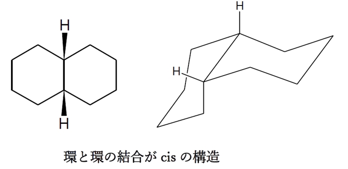 ステロイド骨格の立体のcis,transとは 93回薬剤師国家試験問15b